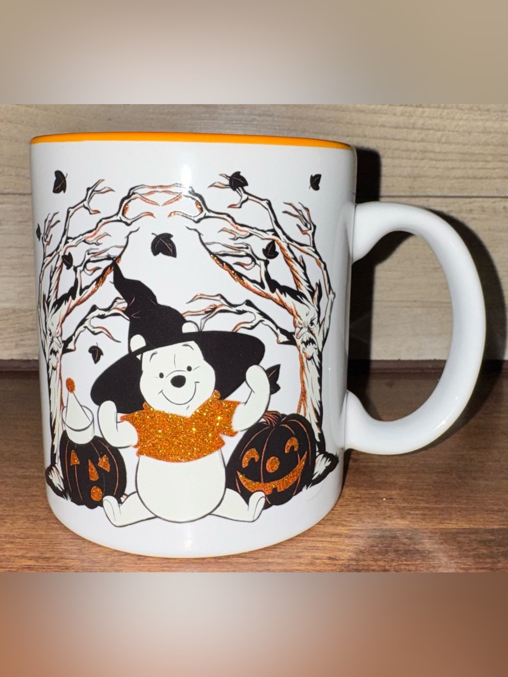 Cute 🥰 Disney Winnie 🐻 the Pooh Halloween BOO 👻 Witch 🧙 Ceramic Mug